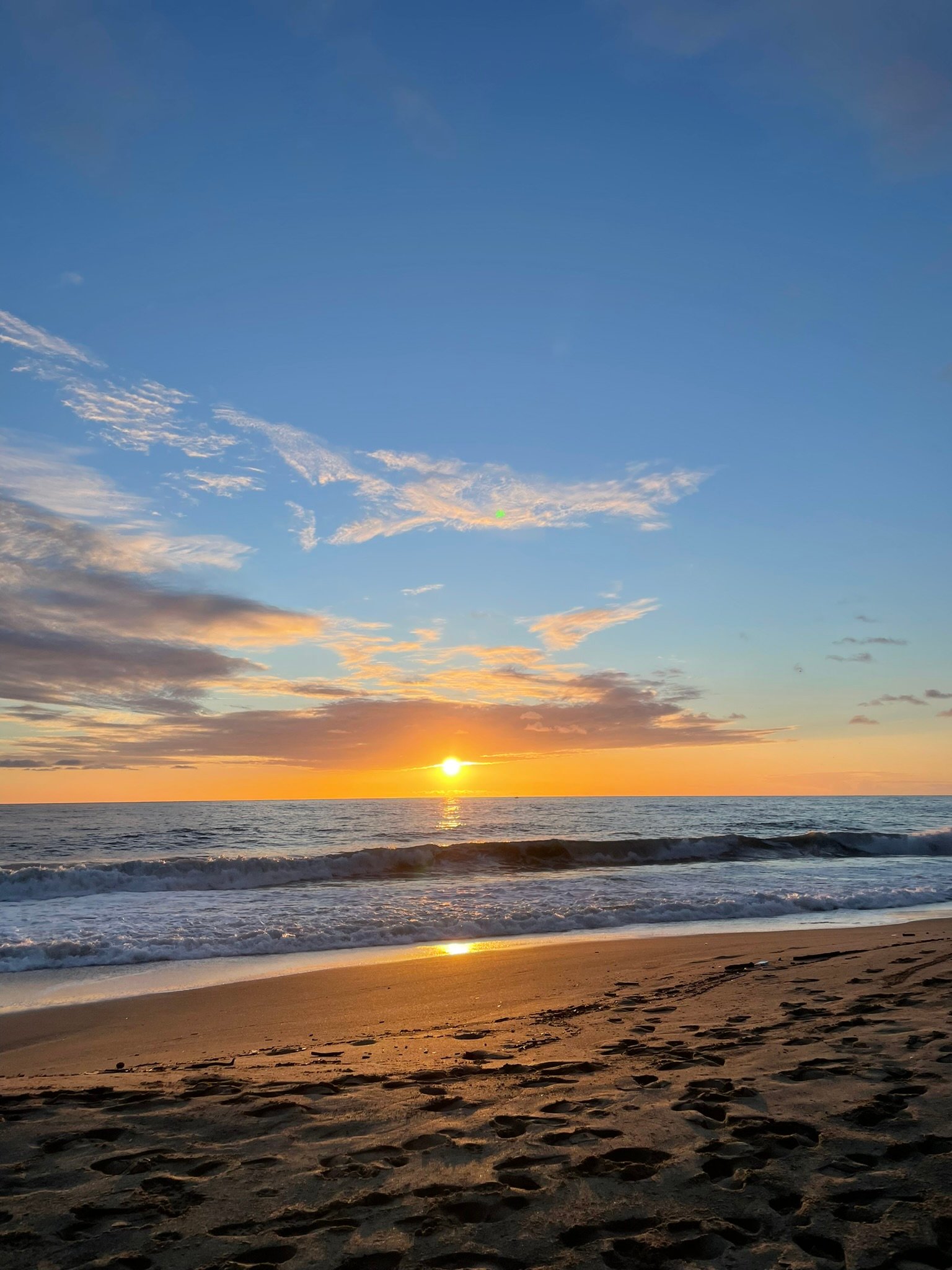 Middelhavet solnedgang